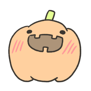 ハロウィンかぼちゃの無料イラスト